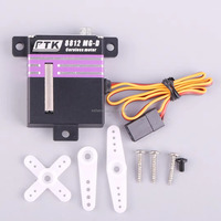 Servomoteur numérique sans noyau PTK 8812 MG-D à engrenages métalliques 9g pour pièces d'avion RC, avions à voilure fixe, jouets télécommandés pour garçons, filles et adultes