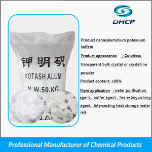Sulfate d'aluminium et <span class=keywords><strong>de</strong></span> <span class=keywords><strong>potassium</strong></span> <span class=keywords><strong>de</strong></span> haute qualité, pureté minimale <span class=keywords><strong>de</strong></span> 99 %, CAS 7784-24-9, utilisé comme agent <span class=keywords><strong>de</strong></span> durcissement dans la production du cuir - Product Image 2