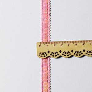 Dentelle de Bordure Multicolore en Gros de 1 cm, Broderie Ethnique à Paillettes et Sequins - Product Image 5