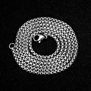 Yunnique Vente en gros Chaînes pour hommes plaquées or 18 carats, maillons bambou, 2,5 mm et 3 mm, cadeau tendance - Product Image 2