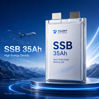 Cellule de batterie semi-solide ultra-légère 320Wh/kg 35Ah, 1000+ cycles, cellule NCM en pochette pour drone industriel UAV