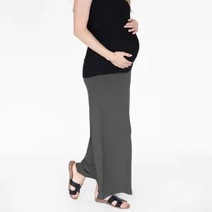 Maternity Stretchy Maxi bamboo plus size womens skirts mini skirts for pregnant women skirt suits for ladies office wear