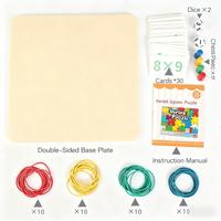 Certification CE CPC Montessori Jouet éducatif précoce en bois Simulation de volant de voiture Éclairage LED pour enfants Tableau occupé