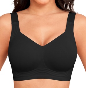 Xcutting für Übergrößen Damen Dünner Einfarbiger Nahtloser Weicher Stütz-BH Volle Abdeckung Täglicher Komfort Unterwäsche - Product Image 6