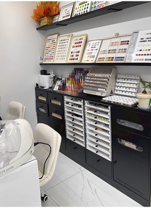 Mueble de Exhibición para Esmaltes de Uñas, Gabinete de Almacenamiento para Cosméticos y Productos de Belleza, Ideal para Salones de Belleza - Product Image 2