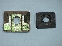 Plaque de pression pour rail de guidage d'ascenseur sans alliage T140-1/T114, type saillant, fabriquée en Chine