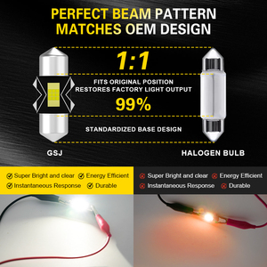 Ampoules LED pour voiture <span class=keywords><strong>C5W</strong></span> 3570 CSP 28/31/36/39/41mm 12V Éclairage LED automobile Lampe intérieure Dôme Lecture Plaque d'immatriculation - Product Image 4