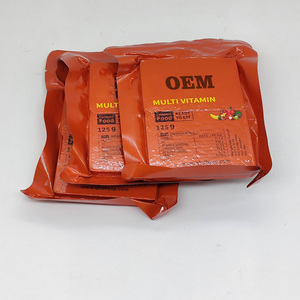 Biscuit compressé OEM texture dure ration de survie barre alimentaire goût sucré salé étain MRE aliments secs dans un sac d'emballage - Product Image 5