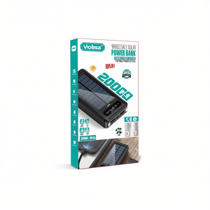 Batería de Polímero de Litio al por Mayor, Banco de Energía Solar de 20000mAh, Estación de Energía Portátil con Enchufe Universal y Salidas Tipo C/USB - Product Image 2