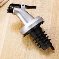Bouteille d'huile anti-fuite avec bec verseur et bouchon à ouverture et fermeture automatiques