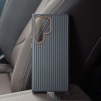 Motif ondulé de luxe magnétique Anti-chute mat dur Pc Anti chute antichoc housse de téléphone pour Galaxy S23 S24 S25 Ultra