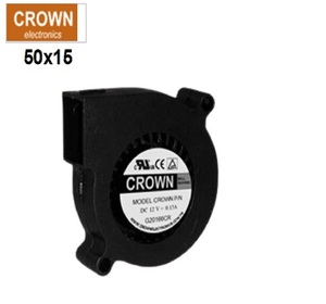 Ventilador de Refrigeración de CC de Plástico con Rodamiento de Bolas Crown BGE05015_12M OEM para Oficina - Product Image 6
