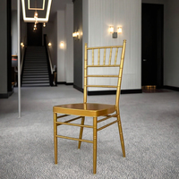 Chaises en aluminium blanches commerciales d'hôtel en métal de fer pour des banquets et des mariages pour l'ameublement de hall