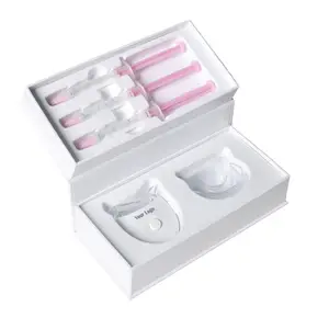 100% Nature LED Teeth Whitening Home Kit box with Private Logo