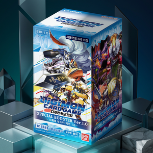ดิจิมอน TCG เซพิชัลบูสเตอร์เวอร์ชั่น 1.0 AB0150 บูสเตอร์บ็อกซ์ 24 ซอง ภาษาเกาหลี ซีลปิดสนิท เกมการ์ดกระดาษ ของขวัญสำหรับเด็ก นักสะสม ขายส่ง - Product Image 1