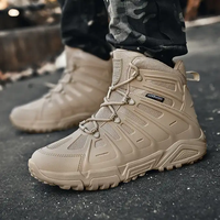 Bottes tactiques antidérapantes pour hommes, bottes de sécurité imperméables du désert, baskets d'alpinisme, bottes de combat de randonnée en plein air
