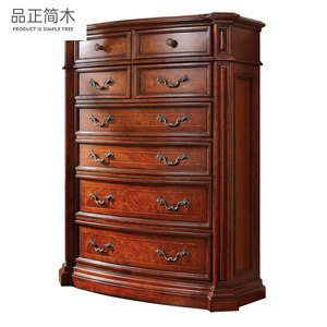 <span class=keywords><strong>Armoire</strong></span> de salon à 6 tiroirs de style américain classique, fabriquée sur mesure, <span class=keywords><strong>en</strong></span> <span class=keywords><strong>bois</strong></span> massif importé, peinture écologique, grande capacité de rangement - Product Image 5