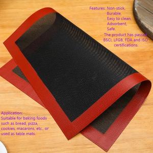 0002 21*30CM 맞춤형 논스틱 실리콘 마카롱 베이킹 매트 실리콘 베이킹 매트 재사용 실리콘 베이킹 매트 - Product Image 4
