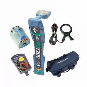 Radiodetection RD8200 RD7200 pipe and cable locator underground cable fault locator and TX-10 + A -frame option + probe rod