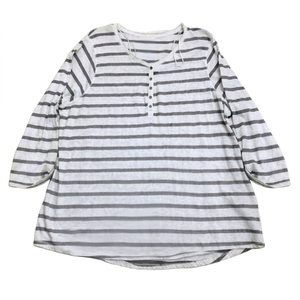 Camiseta Casual Oversize de Poliéster y Spandex para Mujer, Talla Personalizable, Teñido Anual, Cierre de Botones, Manga Corta, Ecológica, con Logo - Product Image 1