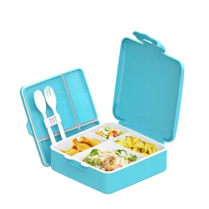 חדש מגמת שונה קיבולת פלסטיק אטום תא מטבח אחסון תיבת שומר מזון בנטו קופסא ארוחת הצהריים ילדים