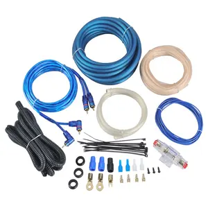 JLD WK-401 kabel Amplifier mobil, reputasi tinggi CCA kustomisasi massal kit kawat Audio otomatis Set kabel konektor AMP sangat baik