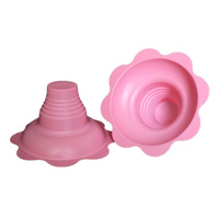 Gobelets en plastique en forme de fleur de 4 oz (250 ml) pour glace pilée, cônes de neige, desserts et crèmes glacées - Grande Vente