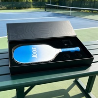 Boîte de raquette de pickleball en matériaux recyclés écologiques, style boîte de rangement et coffret cadeau avec fermeture magnétique, logo personnalisé