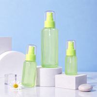Flacon pulvérisateur en verre cosmétique de forme cylindrique, couleur/logo personnalisé, 30/50/100 ml, pour les cheveux