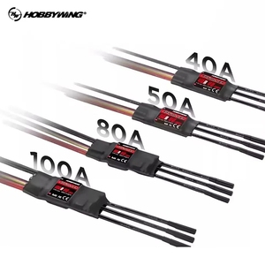 Contrôleur de vitesse ESC brushless <span class=keywords><strong>Hobbywing</strong></span> <span class=keywords><strong>Skywalker</strong></span> V2 20A 30A 40A <span class=keywords><strong>50A</strong></span> 60A 80A 100A 3~6S avec fonction de poussée inversée pour RC - Product Image 1