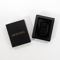 Boîte à parfum noire raffinée avec emballage de présentation de parfum pour les marques de boutiques et les programmes de vente au détail de cadeaux