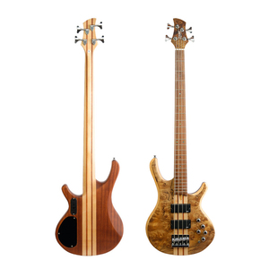 <span class=keywords><strong>Basso</strong></span> Elettrico Professionale di Alta Qualità con 24 Tasti, Manico Integrato nel Corpo, 4, <span class=keywords><strong>5</strong></span> o 6 <span class=keywords><strong>Corde</strong></span>, Top in Sapele per Prestazioni Professionali - Product Image 6