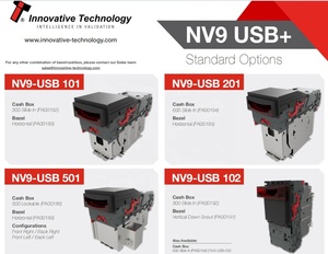 Technologie de détection améliorée ITL NV9 USB+ 300/600, accepteur de billets avec alimentation 12V, recyclage des billets NV9 - Product Image 4