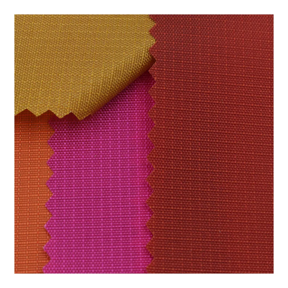 Tissu nylon ripstop 210D 0.1cm avec revêtement pu pour tapis de cheval