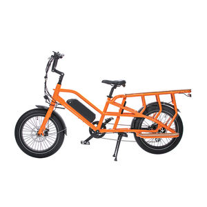 Vélo longue queue prix usine 48v 20ah 35ah double batterie <span class=keywords><strong>velo</strong></span> <span class=keywords><strong>electrique</strong></span> 20*3.0 gros pneu vélo <span class=keywords><strong>cargo</strong></span> familial - Product Image 3