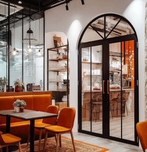 דלתות כניסה צרפתיות מקשת פלדה, ישירות ממפעל WLS, בסגנון צרפתי, עם בידוד תרמי - Product Image 1