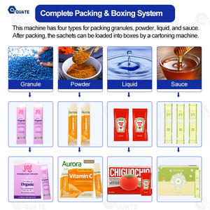 Remplissage de sachets à plusieurs voies à grande vitesse pour pâte liquide de poudre de granule avec la machine de conditionnement à plusieurs voies de compte par lots - Product Image 4