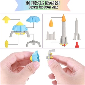 <span class=keywords><strong>3D</strong></span> Không Gian Bên Ngoài Bút Chì Tẩy Không Gian Phi Hành Gia Câu Đố Tẩy - Product Image 2