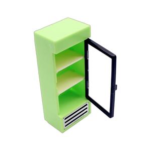 1:12 casa de muñecas muebles en <span class=keywords><strong>miniatura</strong></span> cocina escena jugar niños juguetes verde refrigerador <span class=keywords><strong>congelador</strong></span> - Product Image 5
