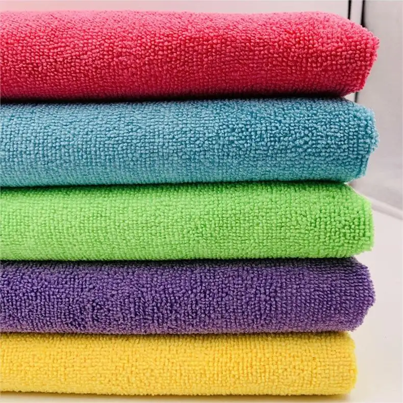 Çift emici otel bornoz banyo kabı havlu havlu kumaş yeni güçlü emici Polyester brokar mikrofiber dokuma dimi