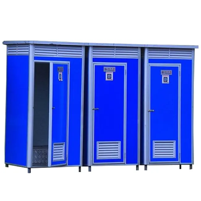 Diskon Besar-besaran Toilet Portabel Murah Papan Sandwich Toilet Portabel Luar Ruangan Toilet Prefab Umum Cina Toilet Portabel