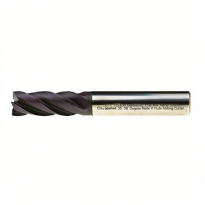 ดอกกัดคาร์ไบด์ Ttake Ta1408 เคลือบนาโน TiAlN มุมเฉือน 35 38 องศา แบบ 4 ฟลุต - Product Image 2