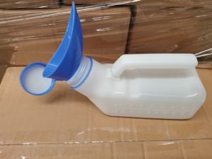 อุปกรณ์ปัสสาวะพลาสติก1000มล. ฝาเกลียวเรืองแสงกันรั่วในที่มืด - Product Image 4