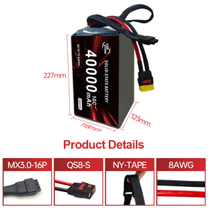 Batería de Litio de Estado Sólido de Alta Energía para Dron 40 42Ah Personalizada de Fábrica Original con Certificación CE de Calidad Premium Recargable - Product Image 2