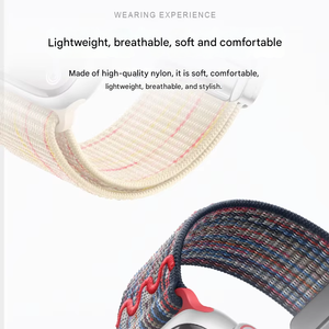 Bracelet de montre en nylon respirant Upro avec boucle magnétique tressée pour Apple Watch Série 10 9 8 7 6 5 Montres intelligentes - Product Image 6