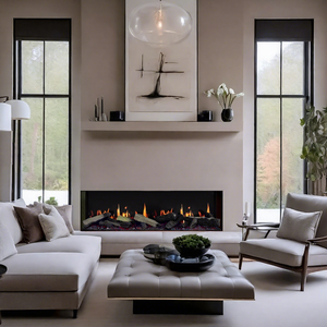 CRUISE tre lati di osservazione del fuoco sincronizzazione della combustione di legno immagine sonora nuovo camino elettrico ologrammo Lcd 1850mm - Product Image 1