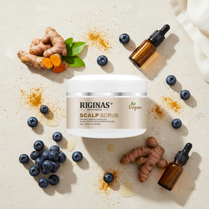 Scrub per il Cuoio Capelluto a Marchio Privato Riginas, <span class=keywords><strong>Crema</strong></span> Esfoliante e Purificante per il Cuoio Capelluto - Product Image 1