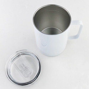 Tùy chỉnh 12oz thép không gỉ cốc Cà Phê Đôi tường chân không cách nhiệt nhiệt Mug với xử lý rò rỉ bằng chứng cắm trại du lịch cup - Product Image 6
