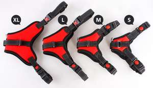 簡単なコントロールハンドルを備えた工場で新しい通気性のあるペットオックスフォードベスト大型および中型犬用のプルドッグハーネスなし - Product Image 4