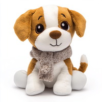 Jouets en peluche pour chien en coton PP super doux personnalisés - Idée cadeau idéale avec emballage en sac OPP